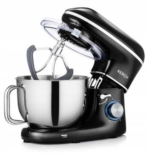 ROBOT KUCHENNY PLANETARNY MIKSER Z MISĄ KERCH MYCHEF BLACK 6,2L na Arena.pl