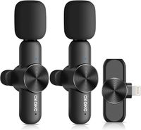 2x MIKROFON BEZPRZEWODOWY KRAWATOWY NA KLIPS LAVALIER LIGHTNING CKOKC K2