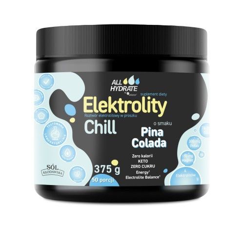ALLHydrate Elektrolity CHILL Pina Colada 375g zdjęcie 1