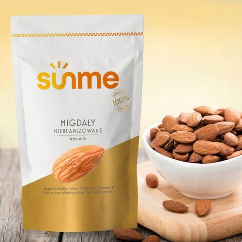 MIGDAŁY CAŁE 1kg Naturalne Hiszpiania jakość na Arena.pl