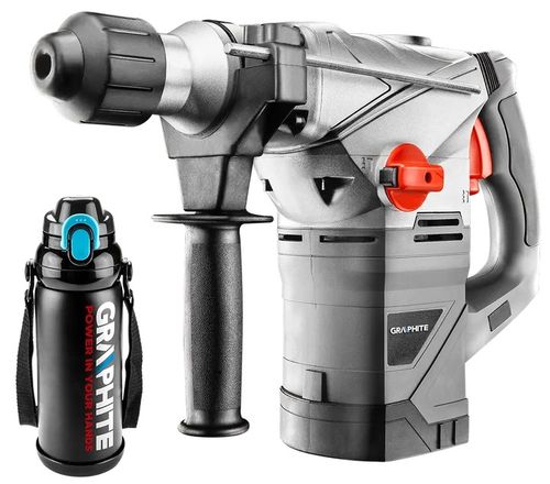 MŁOT UDAROWY SDS+ 1500W WALIZKA AKCESORIA GRAPHITE na Arena.pl