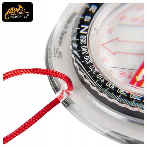 Kompas mapowy turystyczny busola Helikon Scout Mk2 Transparent ze sznurkiem na Arena.pl