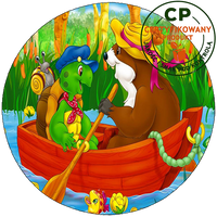 Opłatek na tort Franklin