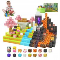 KLOCKI MAGNETYCZNE KONSTRUKCYJNE 3D kostki SUPER JAKOŚĆ 79EL