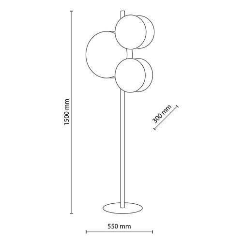 lampa podłogowa pulse 5960 tk lighting na Arena.pl