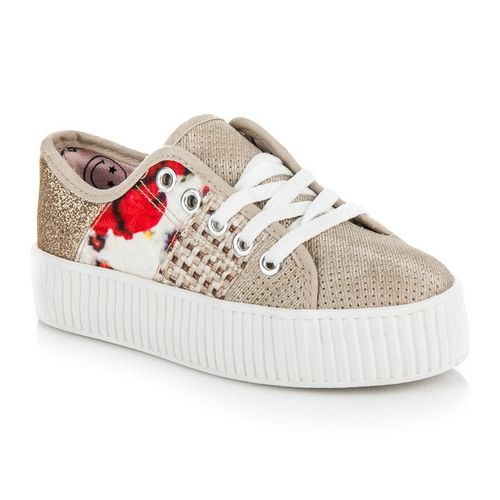 Trampki na platformie abstract print r.31 na Arena.pl