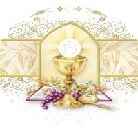 Opłatek na tort Tort Pierwsza Komunia Święta Komunijny Biblia Hostia Tekst