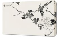 Obraz 60x40cm Pallas’s Blue Robin, Kashu Vintage do Salomu