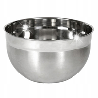 MISKA KUCHENNA STALOWA NIERDZEWNA METALOWA SALATERKA OKRĄGŁA 21 CM 2,6 L