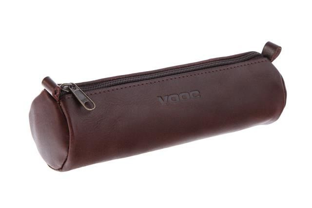 Duży okrągły piórnik Vintage P35 brąz zdjęcie 1