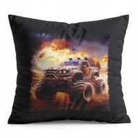 PODUSZKA CZARNA PREZENT - AUTO MONSTER TRUCK