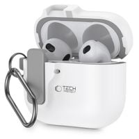 tech-protect slim hook apple airpods 4 white