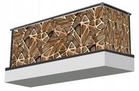 Osłona na balkon ozdobna ochronna kolorowa MATA BALKONOWA OZDOBA BALKON