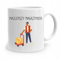 Kubek Prezent Dla Magazyniera Najlepszy Magazynier Z Nadrukiem Ze Zdjęciem