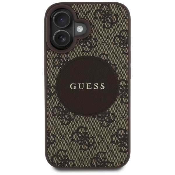 Etui Guess do iPhone 16, Brązowy, MagSafe zdjęcie 3
