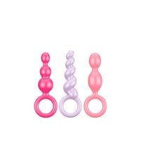 zestaw-satisfyer plugs colored (set of 3)