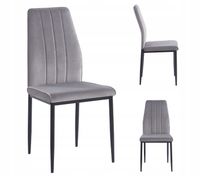 krzesło k12-fx velvet szare