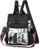 PLECAK DAMSKI MIEJSKI TOREBKA PLECACZEK CZARNY 2W1