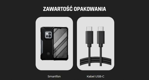 Smartfon MYPHONE HAMMER Construction 2 5G 6GB/128GB Silver na Arena.pl