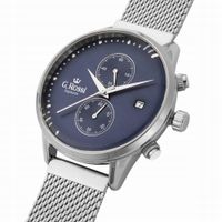 Zegarek męski G. Rossi Exclusive stalowy - chronograf i datownik + GRAWER