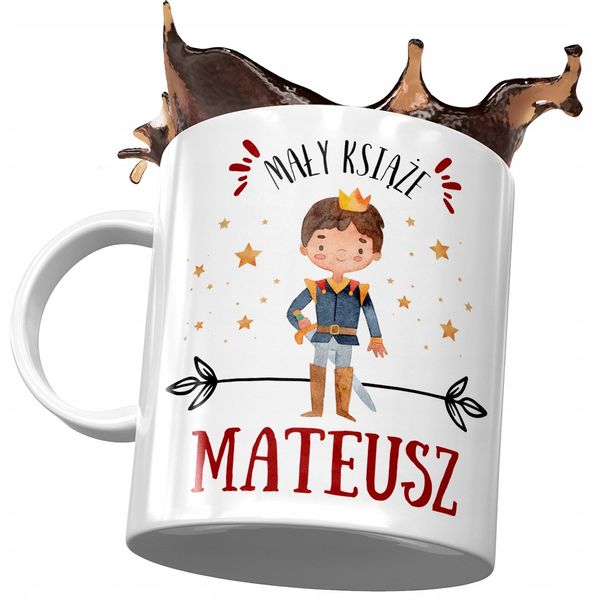 Dla Mateusza Kubek Na Urodziny Imieniny Prezent Z Nadrukiem Ze Zdjęciem zdjęcie 1