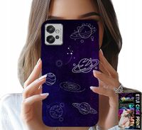 ETUI DO MOTOROLA G32 - KOSMOS PLANETY GWIAZDY GALAKTYKA WZORY