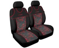 Koszulki uniwersalne pokrowce Stylus Czerwony do Seat Altea 2004-2015