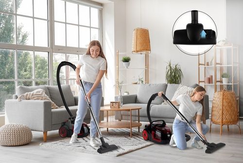 ODKURZACZ BEZWORKOWY CYKLONOWY DOMOWY HEPA TURBOSZCZOTKA LEKKI MOCNY na Arena.pl