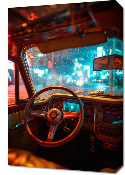 Obraz 40x60cm Nocny Kierowca zdjęcie 1