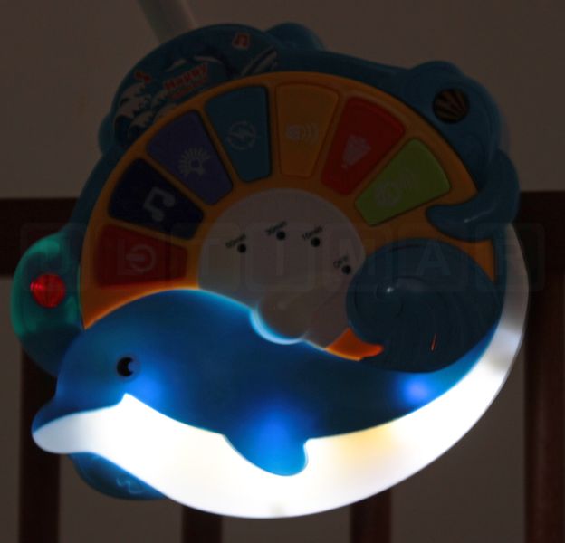 NEWMART MH265155 KARUZELKA Z PROJEKTOREM OŚMIORNICZKA niebieska zdjęcie 4