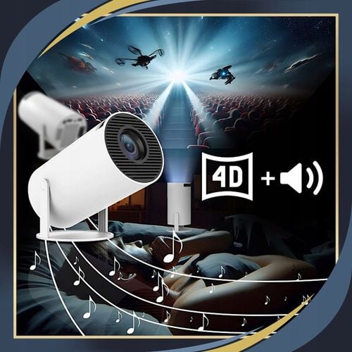 PROJEKTOR HY300 PRO 2025 NOWA WERSJA 4K WIFI PRZENOŚNY SMART ANDROID na Arena.pl
