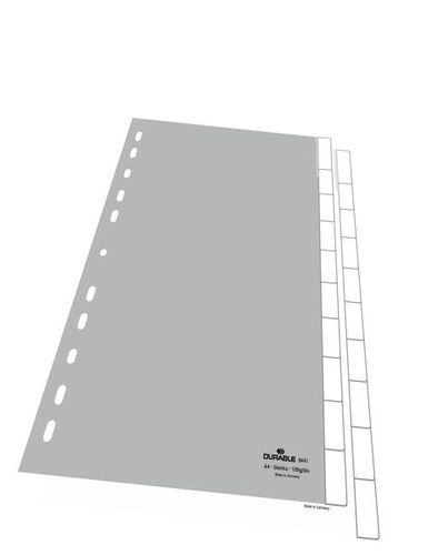 Durable Przekładki 10, A4 biały na Arena.pl