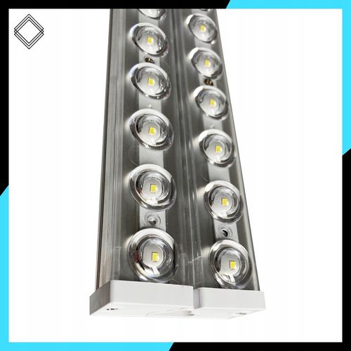 LAMPA ŚWIETLÓWKA LED 120cm OPRAWA NATYNKOWA ALUMINIUM 72W na Arena.pl