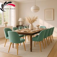 Krzesło Tapicerowane Premium KL-2 Miętowy Piano 09