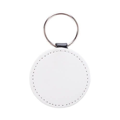 Brelok skórzany do sublimacji - koło zdjęcie 1