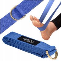 PASEK DO JOGI DŁUGI TAŚMA MATERIAŁOWA DO ROZCIĄGANIA ĆWICZEŃ TRENINGU