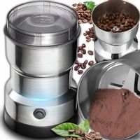 MOCNY MŁYNEK ELEKTRYCZNY DO MIELENIA KAWY ORZECHÓW