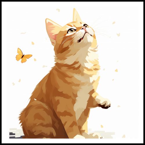 Plakat 80x80cm Motyle i Marzenia na Arena.pl