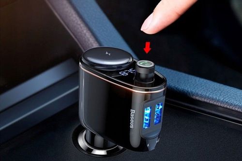 Baseus Transmiter Bluetooth ładowarka 2xUSB 3.4A Locomotive na Arena.pl