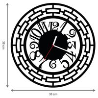 ZEGAR ŚCIENNY RETRO 38cm M 38.10