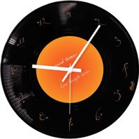 Zegar ścienny w kształcie winyla