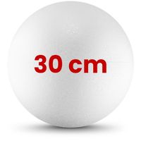 Bombka styropianowa, duża kula do dekorowania i ozdabiania, średnica 30cm