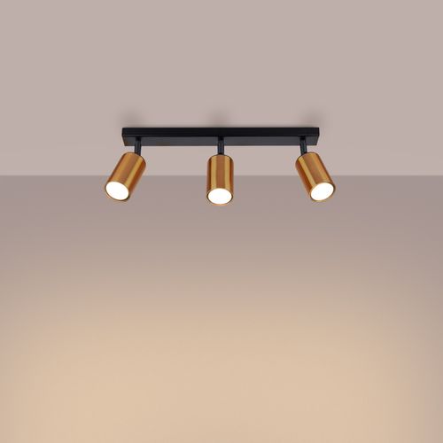 Plafon WINX 3 czarny/miedź na Arena.pl