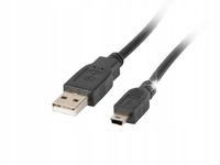 Kabel USB 2.0 mini AM-BM5P 1.8M czarny (canon)
