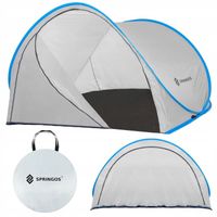 NAMIOT PLAŻOWY SAMOROZKŁADAJĄCY DUŻY PARAWAN TURYSTYCZNY NA PLAŻĘ XXL 50 UV