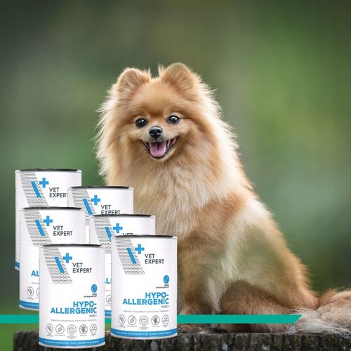 ZESTAW VET EXPERT HYPOALLERGENIC - mokra karma weterynaryjna dla psa 6x400g na Arena.pl