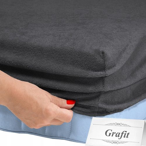 PRZEŚCIERADŁO FROTTE Z GUMKĄ 90x200 GRUBE BAWEŁNA na Arena.pl