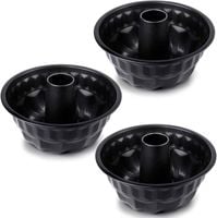 Forma do Babki ciasta nieprzywierająca czarna 3szt