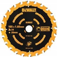 DeWALT DT10624 TARCZA DO DREWNA piła 165mm 24zębów
