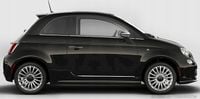FIAT 500 - Listwy CHROM na drzwi boczne dekoracyjne chromowane